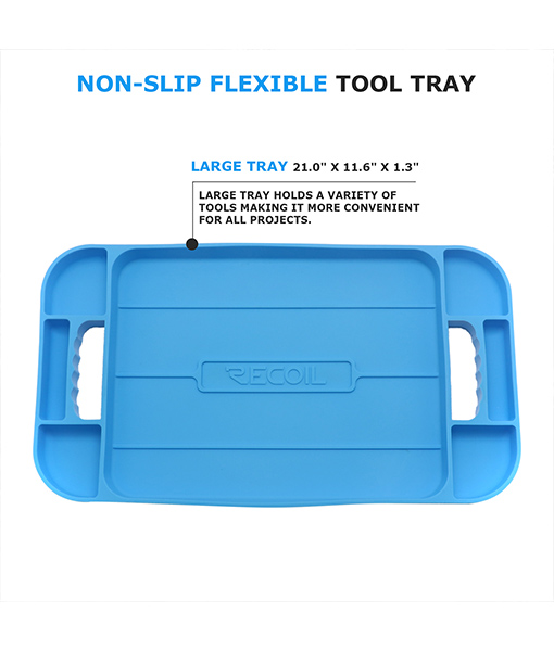 STT-L Silicone Non-Slip Flexible Tool Tray Organizer Large - Recoil Audio