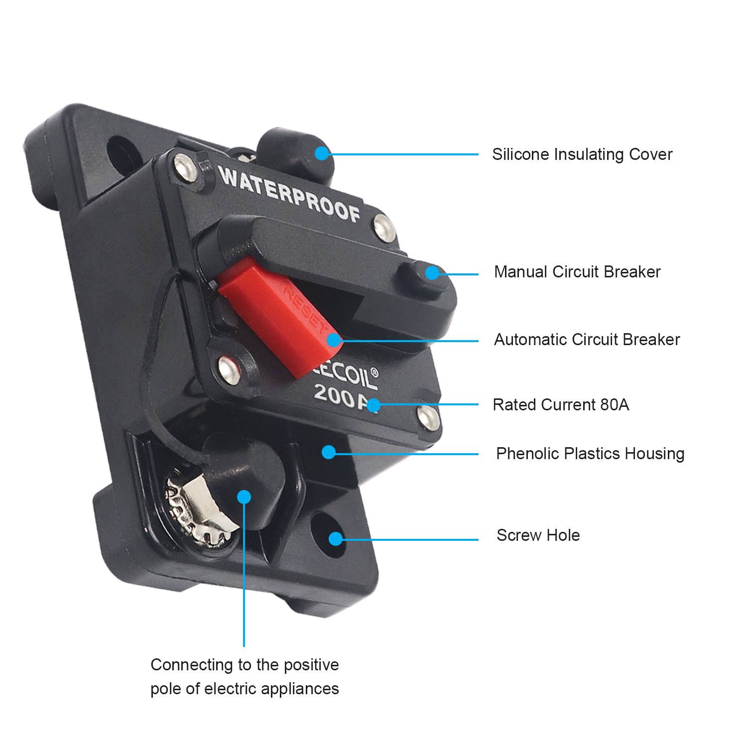 CIRCUIT BREAKER MANUAL RESET - Auto Electrical Superstore