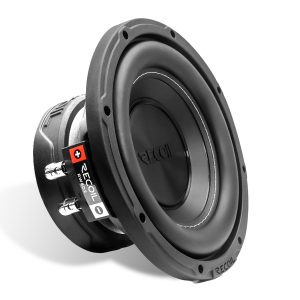 RW8D2 Echo Series 8 Inch 400 Watts Power Dual 2 Ohm Voice Coil, 2" Black-Coated 4 Layer High Temperature Voice Coil, Competition Grade Pressed Paper Cone, Car Audio Subwoofer