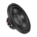 RW12D4 Echo Series 12 Inch 600 Watts Power Dual 4 Ohm Voice Coil, 2" Black-Coated 4 Layer High Temperature Voice Coil, Competition Grade Pressed Paper Cone, Car Audio Subwoofer