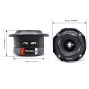 Super Tweeters Recoil à Haute Compression TW250 - 1 Pouce, 400W Max, 200W RMS, 4 Ohms - Pour Installation Voiture SPL