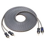 RCI220 100% Oxygen Free Copper 20ft 2-Channel RCA Audio Cable, Twisted Pair with Noise Reduction