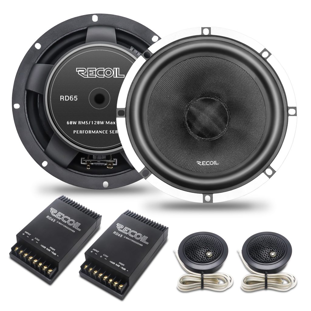 RD65 Performance Series 6.5Inch Car Audio Component Speaker System