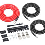 PBG3-4 True Spec 4 Gauge 99.99% Oxygen Free Copper Wire Big 3 Amp Wiring Upgrade Kits for Car Audio Systems up to 200 Amps