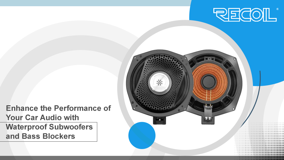 Enhance the Performance of Your Car Audio with Waterproof Subwoofers and Bass Blockers