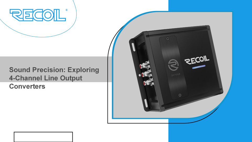 Sound Precision: Exploring 4-Channel Line Output Converters