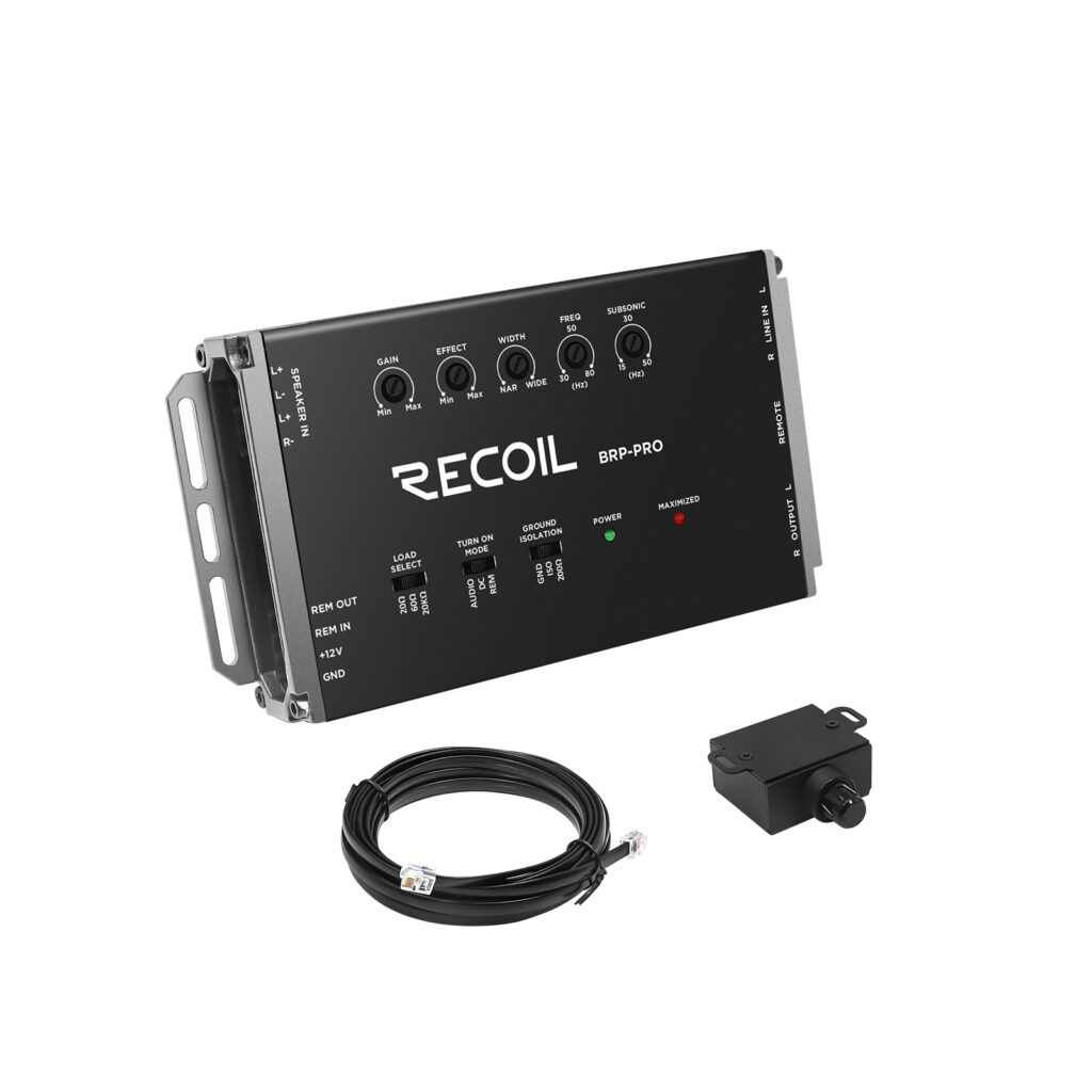BRP-PRO BASS RESTORATION PROCESSOR / LOC / LINE DRIVER – Recoil Audio