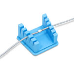 SWSS Silicone Wire Harness Soldering Holder, Wire Leads Clamp Stand with Neo Magnets Base, Holds 30AWG to 12AWG Wires, High Temperature Silicone, One Piece
