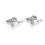 ZBO Military Spec Battery Terminal Top Post Set with OEM Post Adapters, for Car, Truck, Boats, RV, Vessels, Positive & Negative Pair