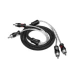 PCI23 Premium 100% Oxygen Free Copper 3ft 2-Channel RCA Audio Interconnects Cable, Double Shielded with Noise Reduction
