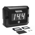 Waterproof Digital Voltage Meter PDV with On/Off Switch, DC 8V-30V White LED, for Boat, Marine, Vehicle, ATV, UTV, Truck, Car, Camper, Caravan