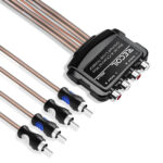 MGLI4 Super Mini 4-Channel RCA Stereo Ground Loop Isolator, Made from HIFI Permalloy Transformers, Designed for Audio Signals, Eliminate Noise