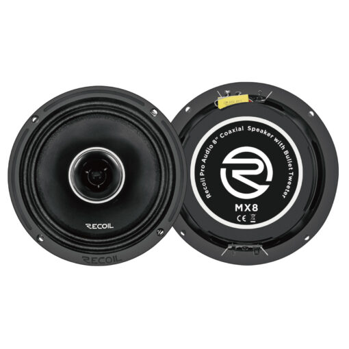 MX8 Pair 8″ Pro Coaxial Car Speaker with Bullet Tweeter – 700W Max ...