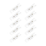 CANL400-10 10PCS 400A ANL Fuse, Ceramic Housing High Heat Resistant, High Insulation, Heavy Duty for 12V-32V Car Audio, Solar, Marine, RV Battery & Amplifier Circuit Protection